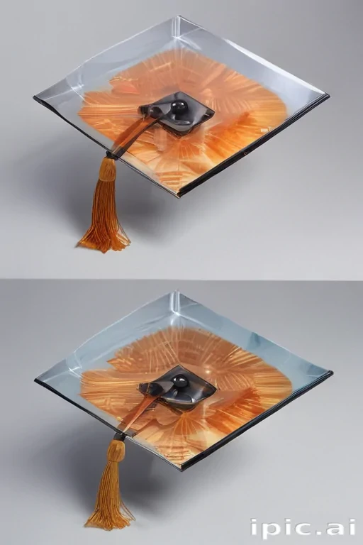 transparent graduation cap