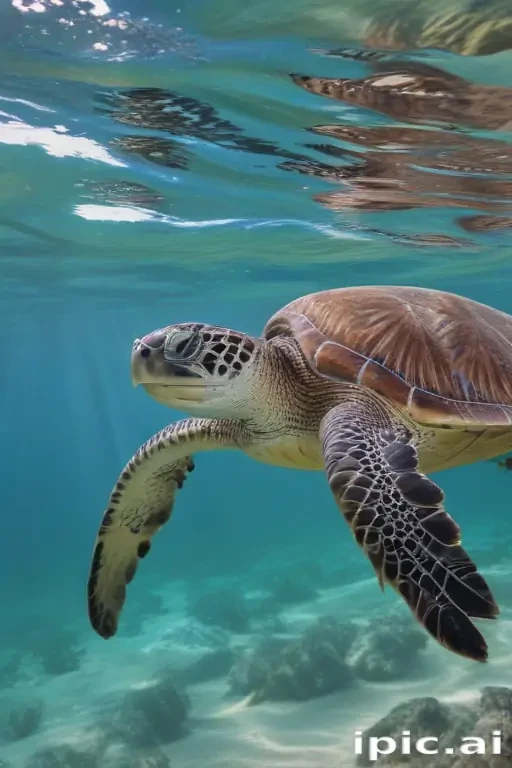 sea turtle desktop background