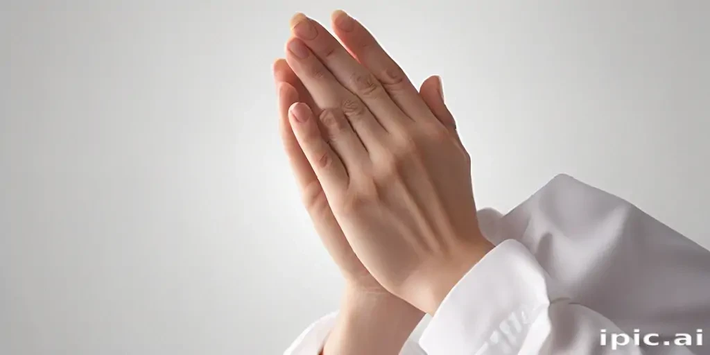 praying hands transparent background