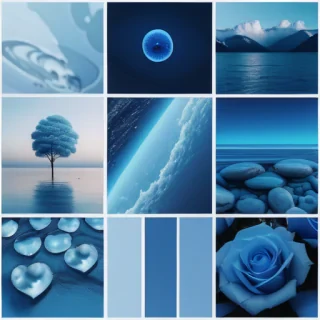 blue aesthetic images
