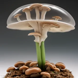transparent mushroom