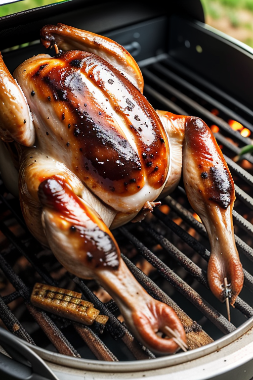 beer can chicken on a pellet grill