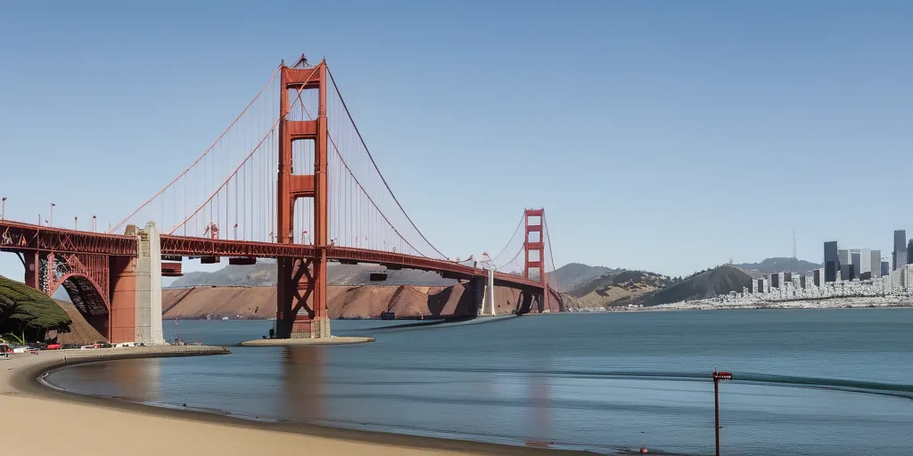 clipart golden gate bridge