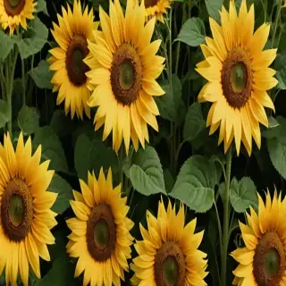 aesthetic sunflower background