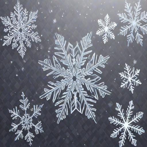 transparent snowflakes png