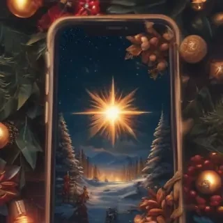 christmas phone wallpaper aesthetic