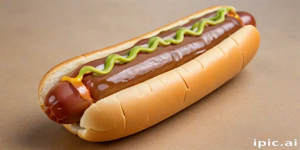 transparent hot dog