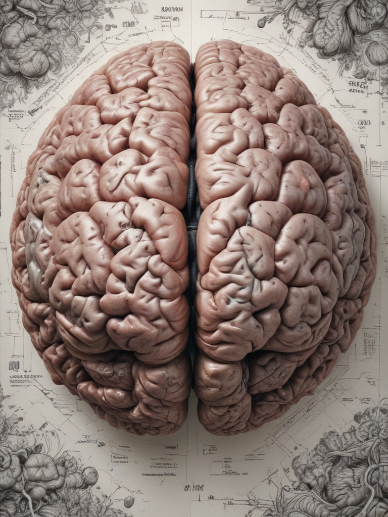 The Intricate Structure of the Human Brain Against a Scientific Background