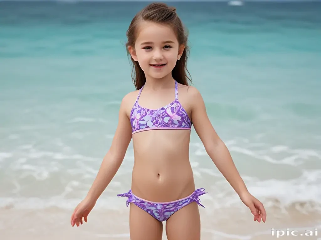ai little girl bikini