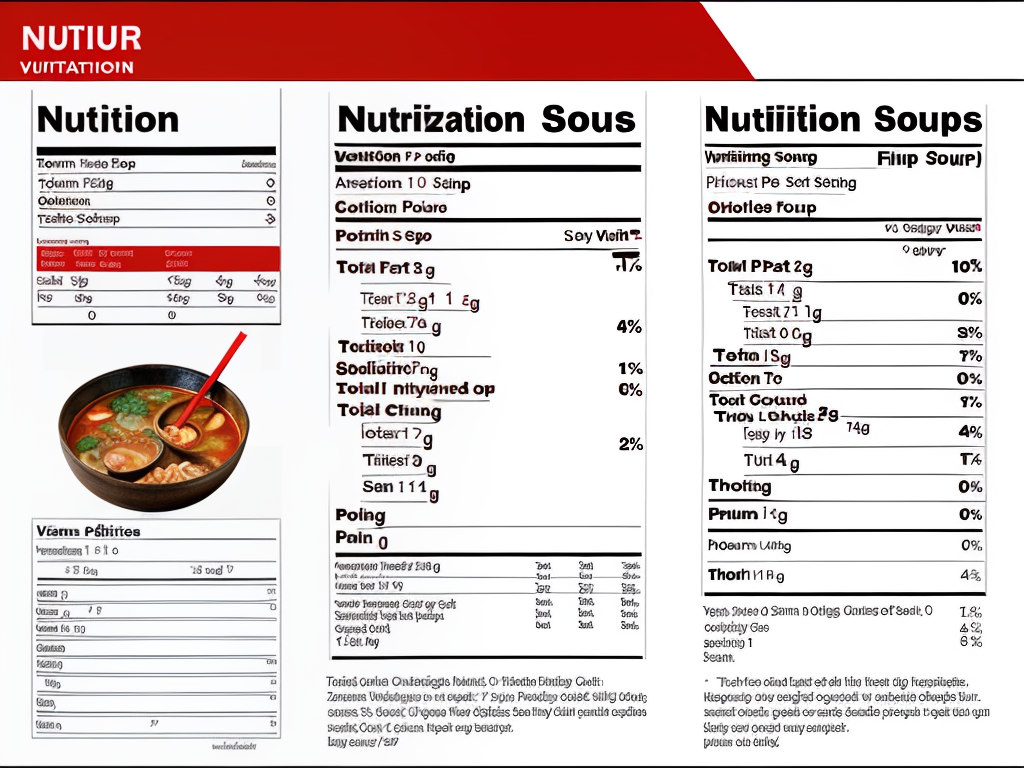 tom yum soup nutritional info