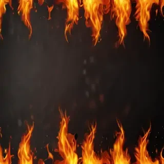 background with fire