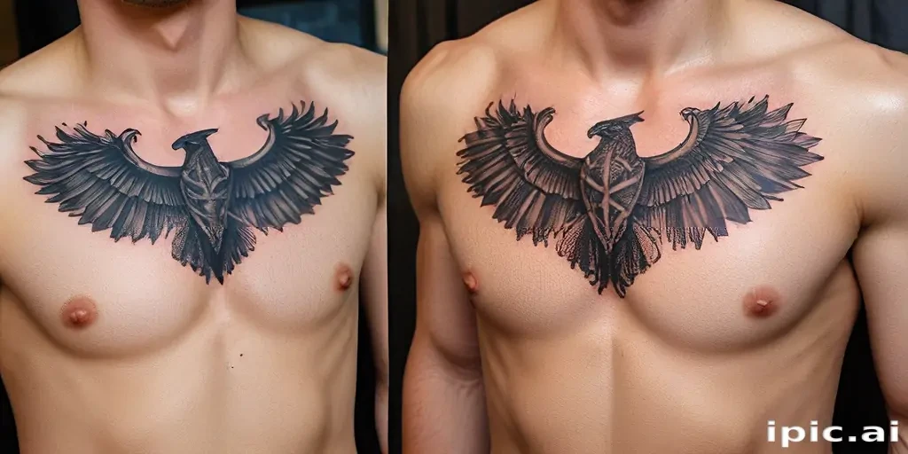 male rib tattoos