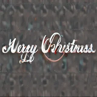 transparent merry christmas