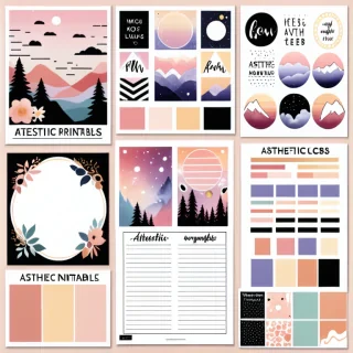 aesthetic printables
