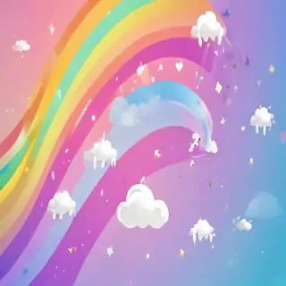 cute rainbow wallpaper
