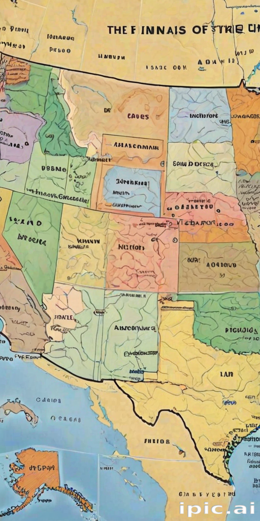 map of the us states