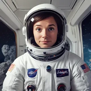 astronaut cartoon