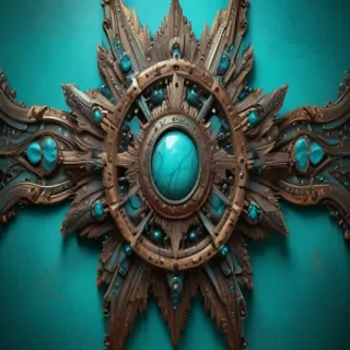 turquoise background