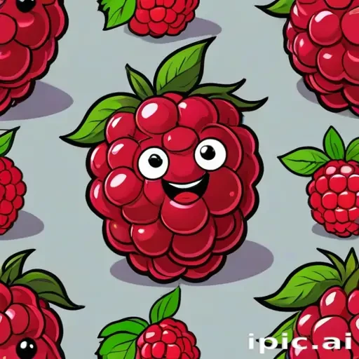 raspberry cartoon
