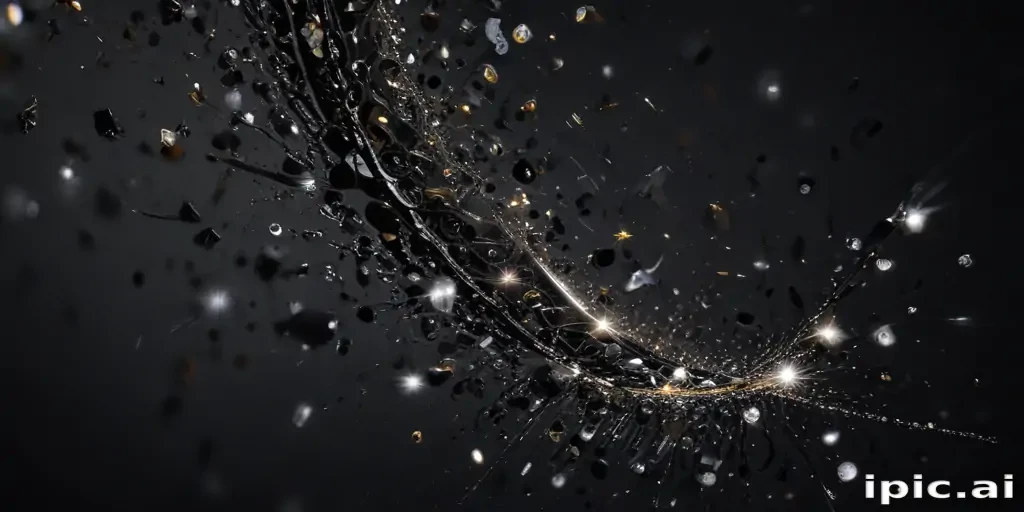 sparkle black background