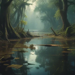 swamp background