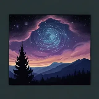 starry night png