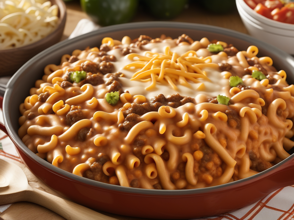hamburger helper mexican cheesy enchilada