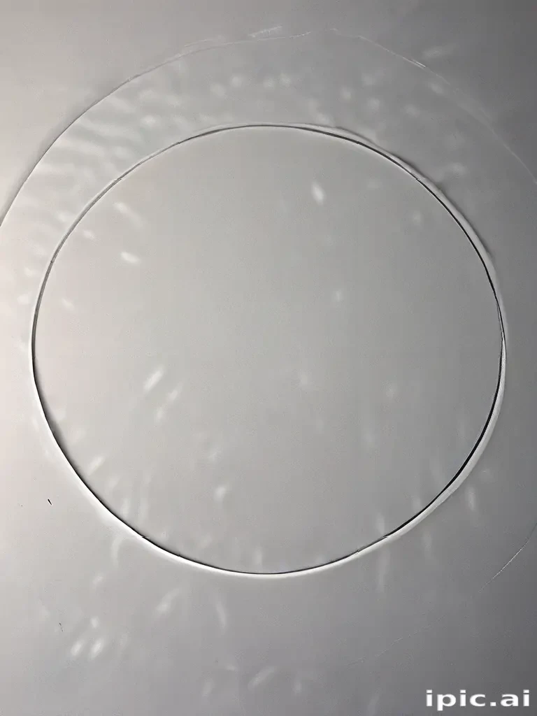 Abstract Circular Design with Fluid Textures and Light Reflections on ...