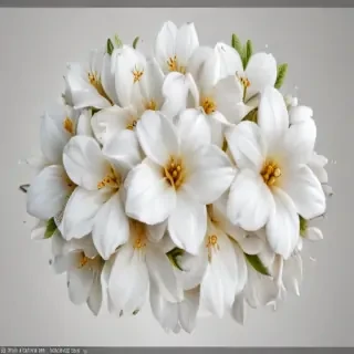 white flowers png transparent