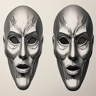 mask drawing
