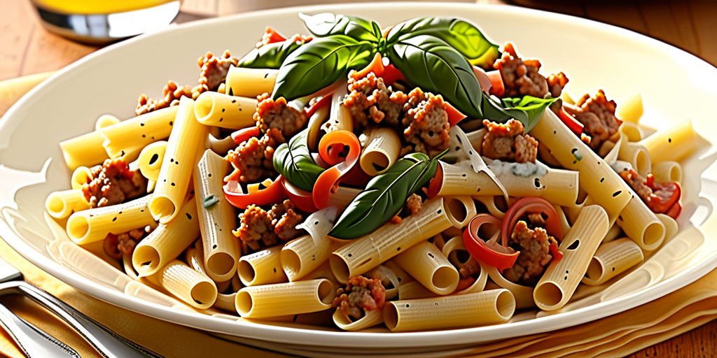 pasta with ground pork recipes