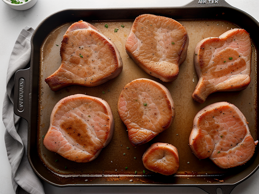 air fry frozen pork chops