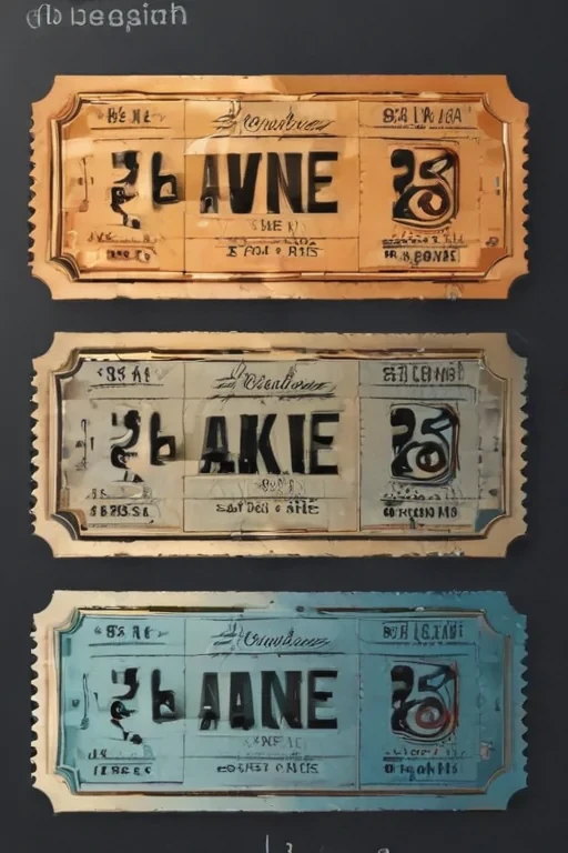 ticket clipart