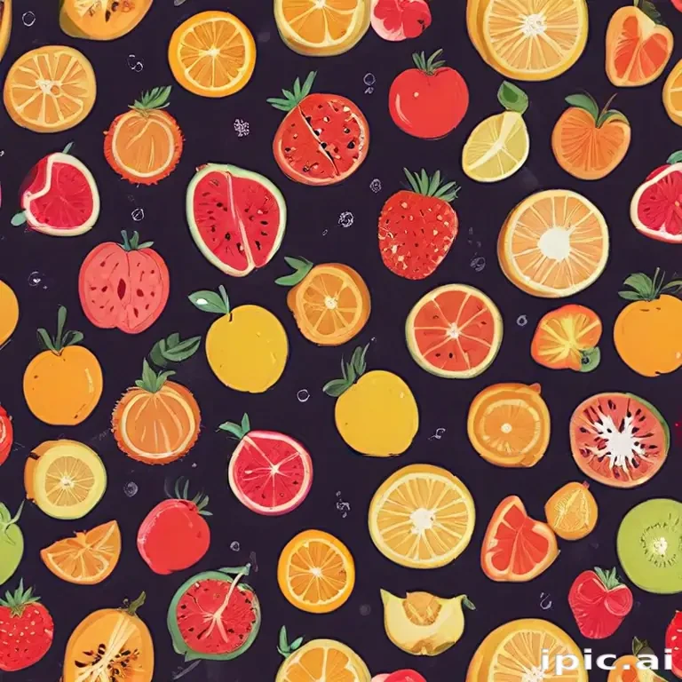 aesthetic fruit background