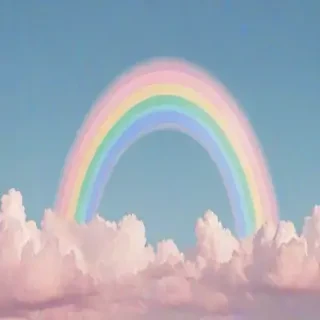 pastel rainbow aesthetic wallpaper