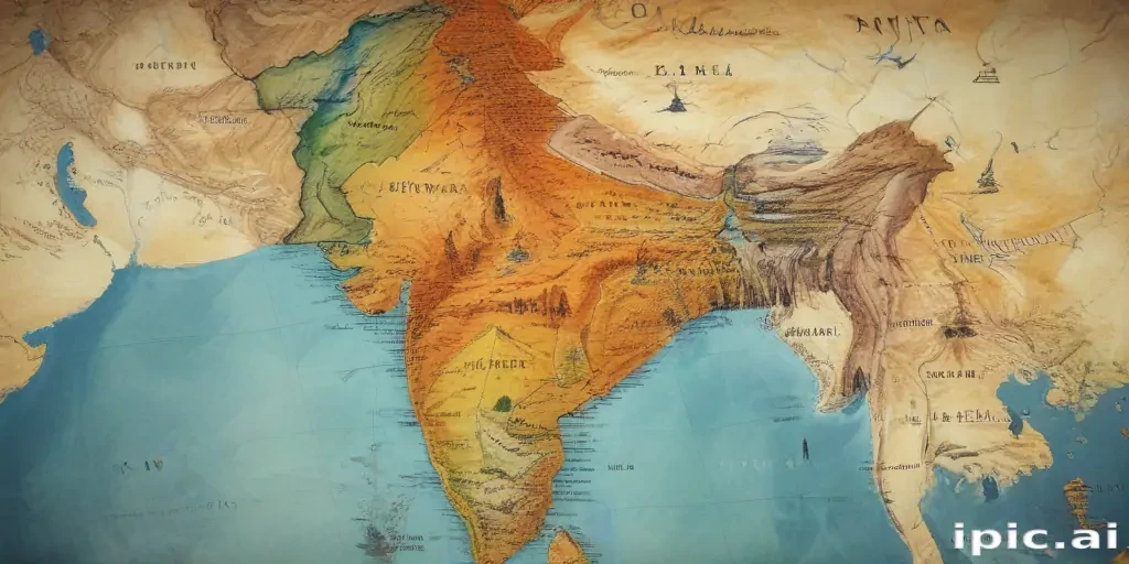 map of india
