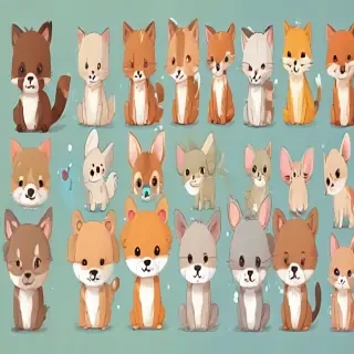 pictures of cute cartoon animals