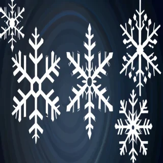 snowflakes transparent