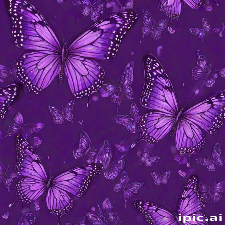 purple wallpapers butterfly
