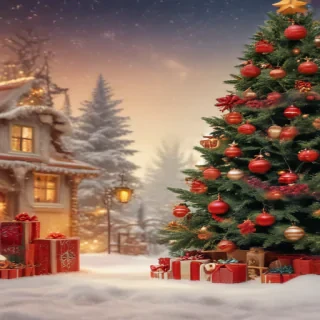 pretty christmas background