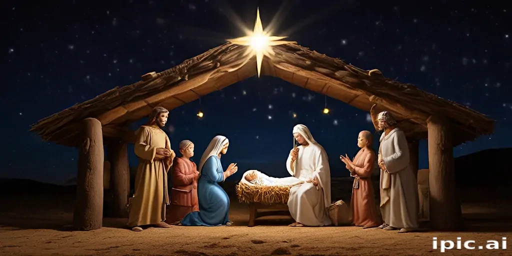 free nativity scene background images