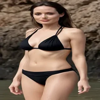 Angelina Jolie in bikini