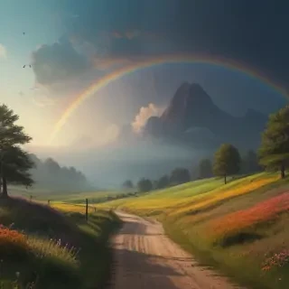aesthetic wallpapers rainbow