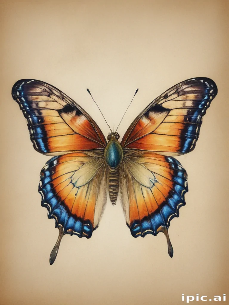 images of drawings of butterflies