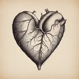 hand drawn heart