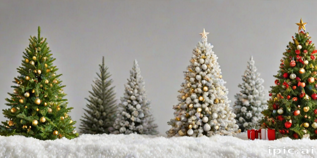 christmas trees transparent background
