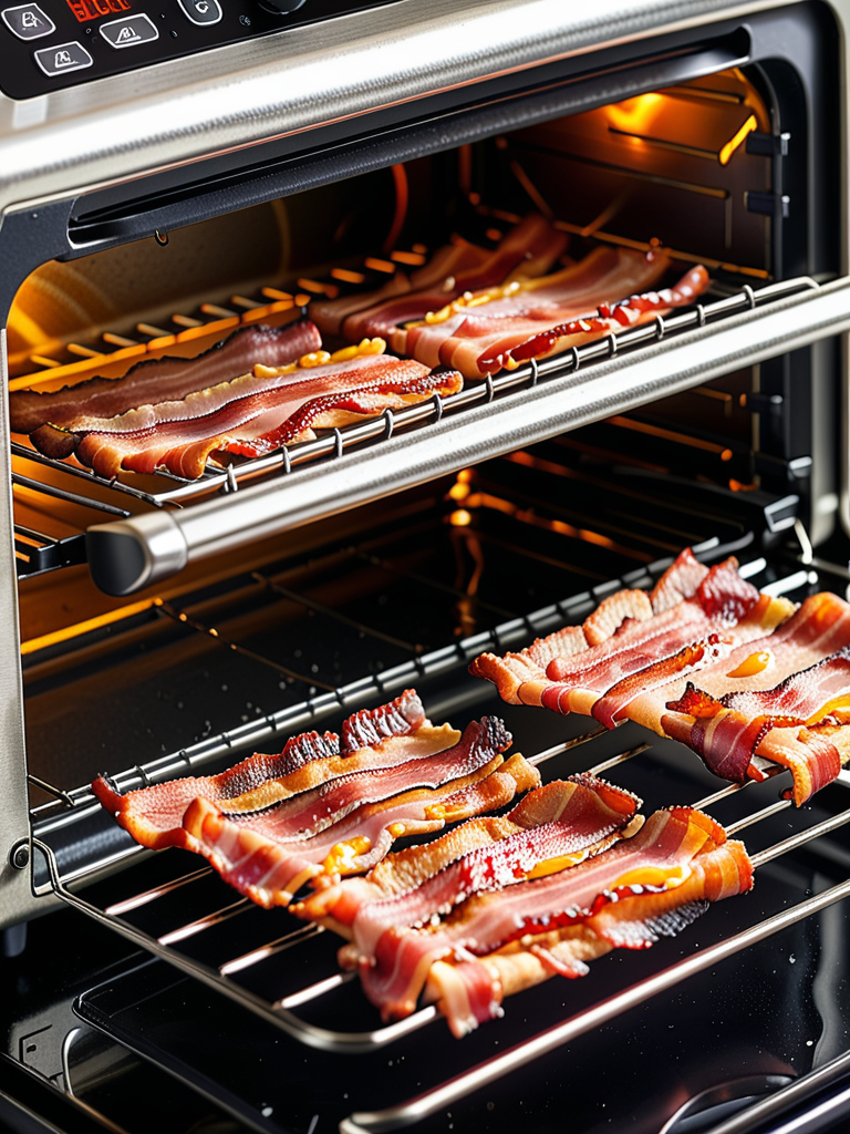 how do i cook bacon in a toaster oven