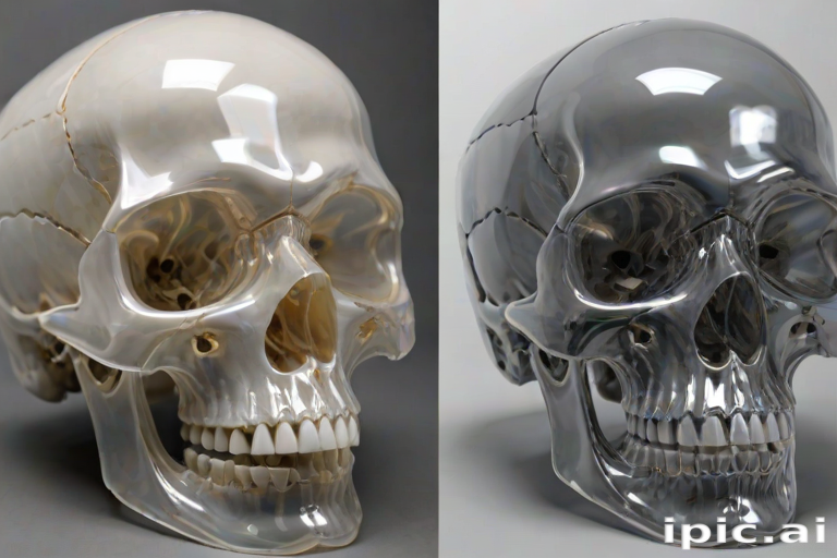 transparent skull