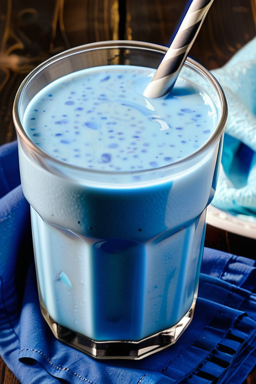 how to make blue milk