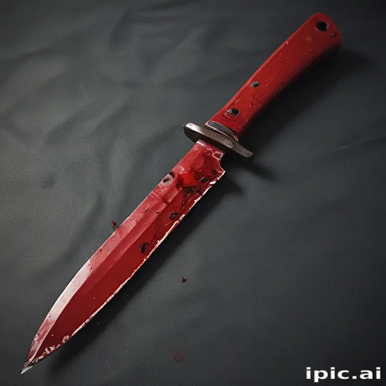 bloody knife aesthetic